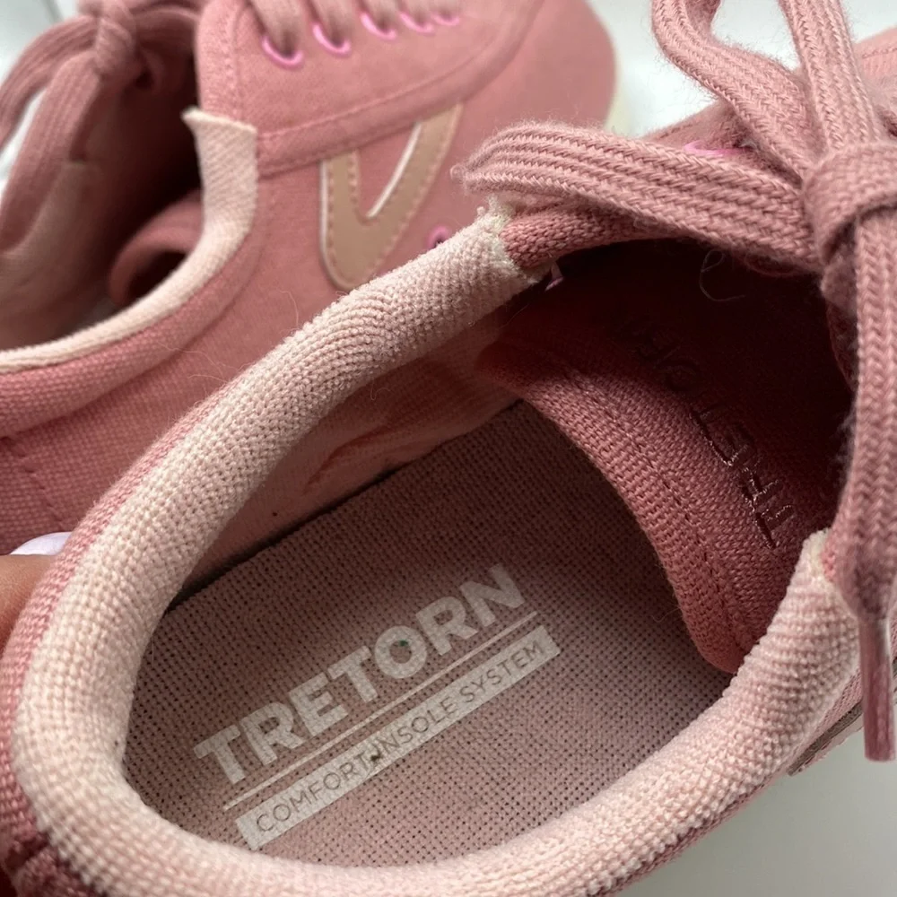 TRETORN NYLITE CANVAS SNEAKERS IN BLUSH PINK WOMEN’S SZ 7.5M